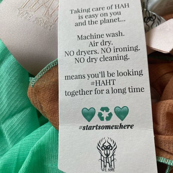 HAH Doll Slip Set Mint Green Size XS NWT - Picture 8 of 8